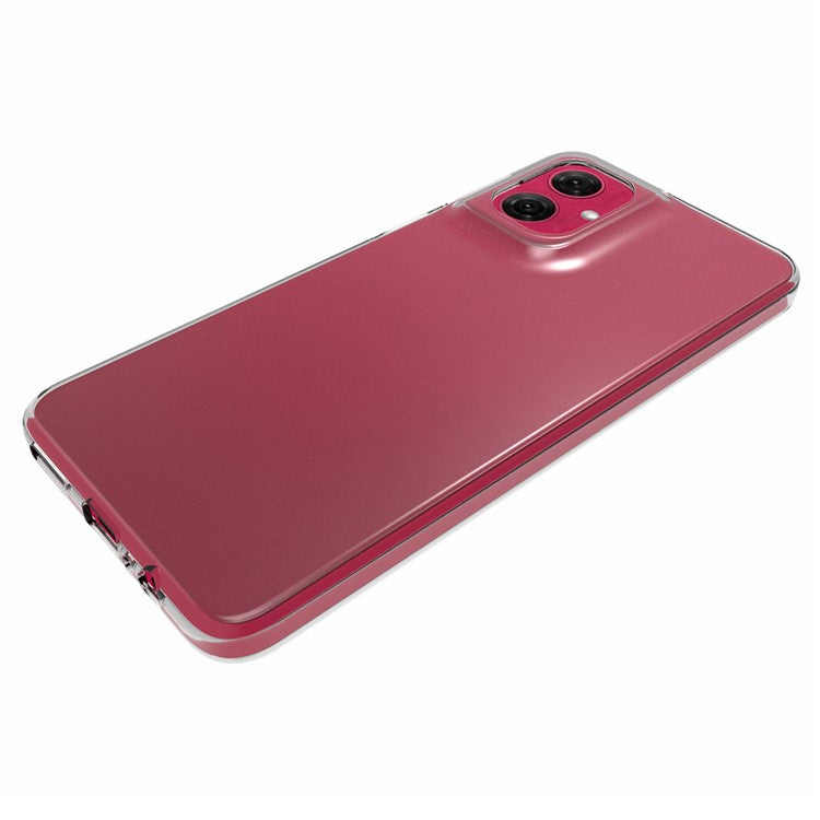 10Pcs / Pack For Motorola Moto G55 5G Clear Case Watermark-Free TPU Protective Cover