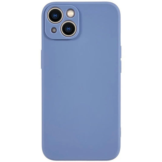KALEBOL KLB-TPU003 For iPhone 14 Case Anti-Scratch Solid Color TPU Phone Cover - Light Purple