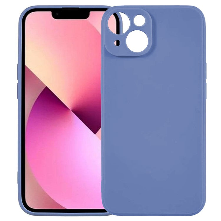 KALEBOL KLB-TPU003 For iPhone 14 Case Anti-Scratch Solid Color TPU Phone Cover - Light Purple