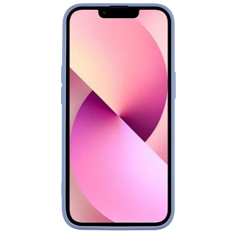 KALEBOL KLB-TPU003 For iPhone 14 Case Anti-Scratch Solid Color TPU Phone Cover - Light Purple
