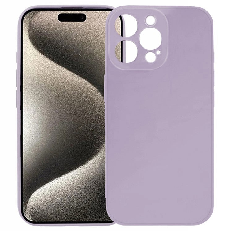 KALEBOL KLB-TPU003 For iPhone 14 Pro Case Anti-Scratch Solid Color TPU Phone Cover - Purple