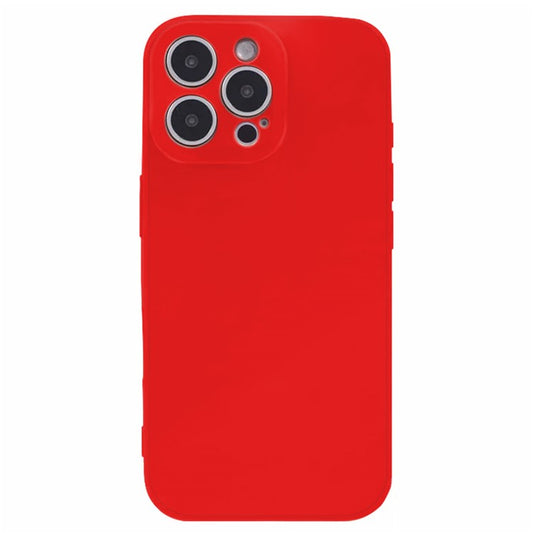 KALEBOL KLB-TPU003 For iPhone 14 Pro Max Case Anti-Scratch Solid Color TPU Phone Cover - Red