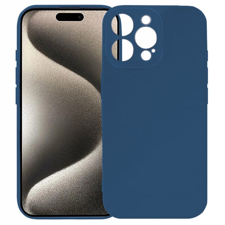 KALEBOL KLB-TPU003 For iPhone 14 Pro Max Case Anti-Scratch Solid Color TPU Phone Cover - Blue