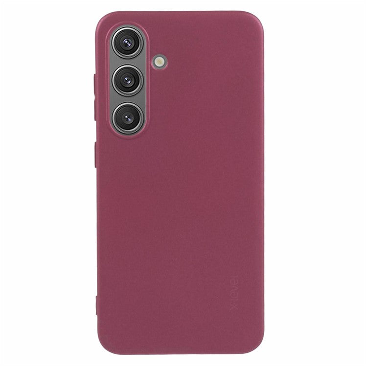 X-LEVEL Guardian Series For Samsung Galaxy A16 5G Case Soft TPU Frosted Protective Phone Cover - Wine Red