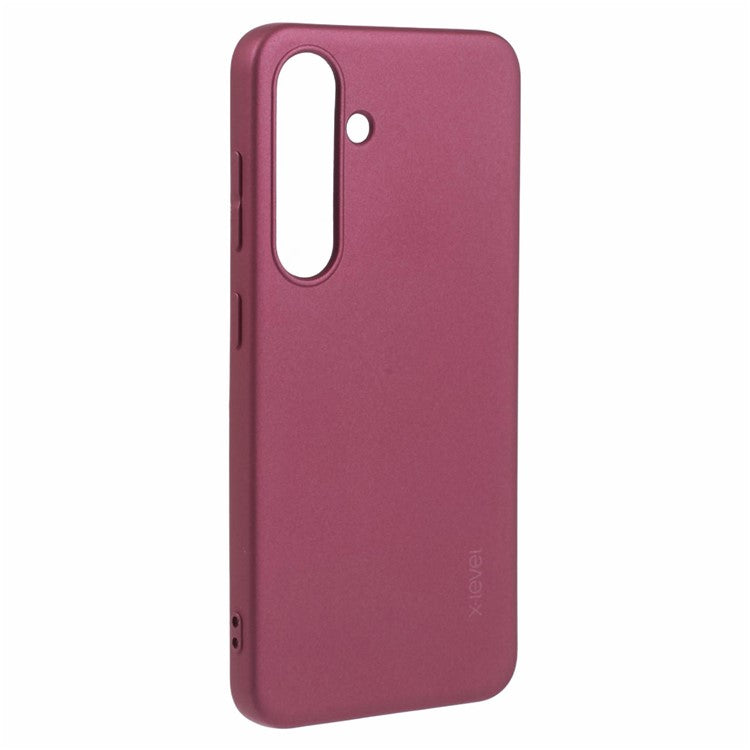 X-LEVEL Guardian Series For Samsung Galaxy A16 5G Case Soft TPU Frosted Protective Phone Cover - Wine Red