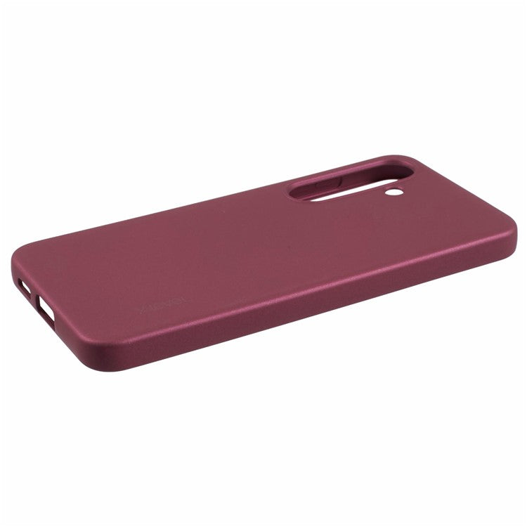 X-LEVEL Guardian Series For Samsung Galaxy A16 5G Case Soft TPU Frosted Protective Phone Cover - Wine Red