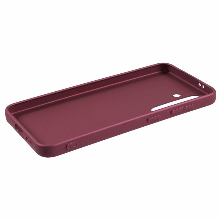 X-LEVEL Guardian Series For Samsung Galaxy A16 5G Case Soft TPU Frosted Protective Phone Cover - Wine Red