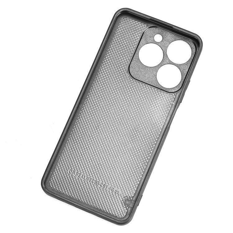 For Realme C61 4G / C63 4G Case Wristband Kickstand Leather+PC+TPU Phone Cover with Bottle Opener - Red