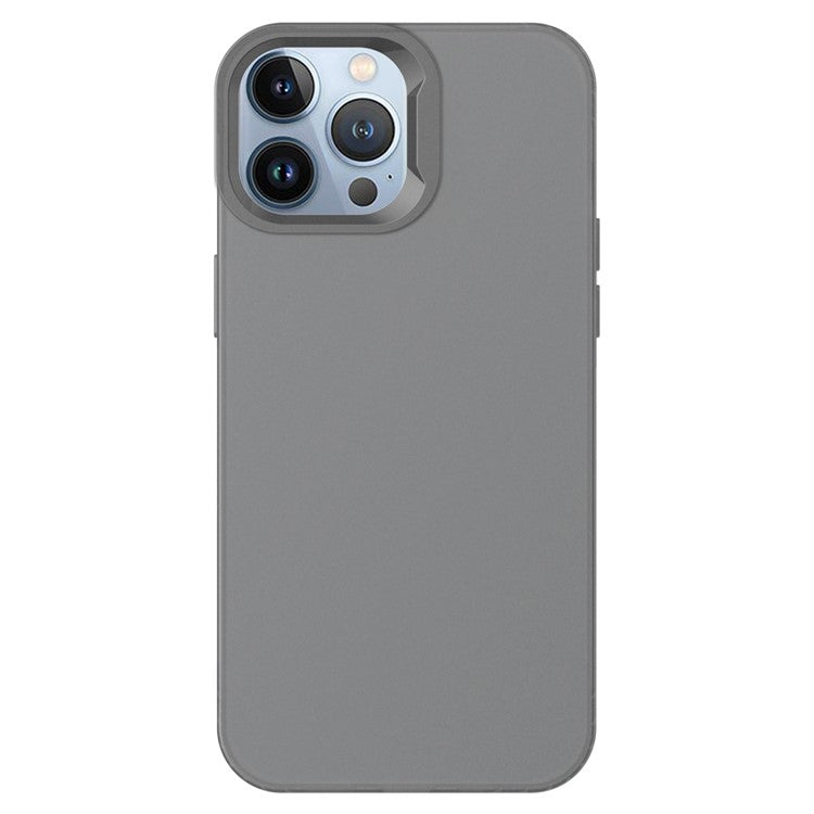KALEBOL KLB-TPU008 For iPhone 14 Pro Case Transparent Matte TPU Anti-Drop Phone Cover - Black