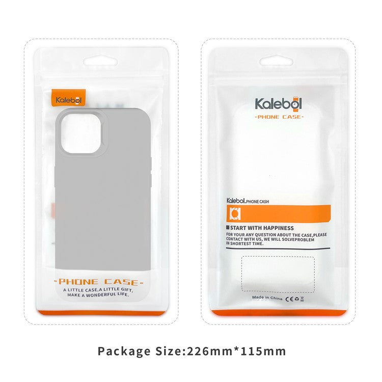 KALEBOL KLB-TPU008 For iPhone 14 Pro Case Transparent Matte TPU Anti-Drop Phone Cover - Black