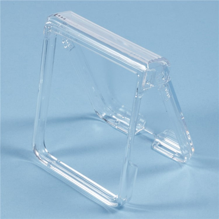 For Motorola Razr 50 Ultra 5G Shockproof Case Crystal Clear PC Phone Shell 3-Piece Design Phone Cover