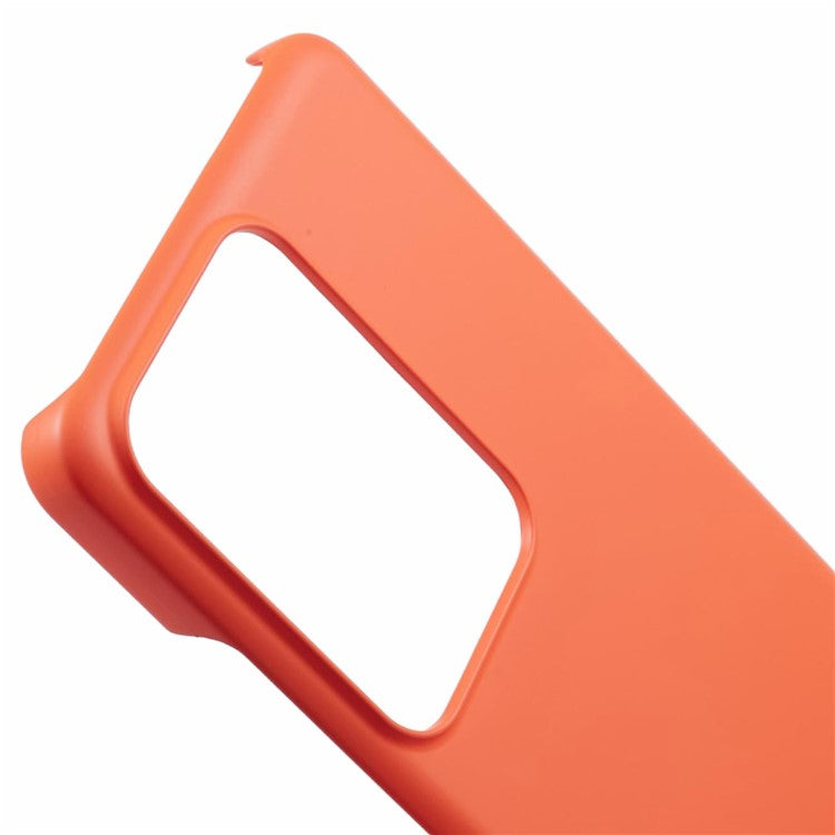 For Realme GT 6 5G Case Hard PC Frosted Minimalist Phone Cover - Orange
