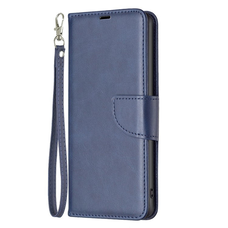 For Motorola Moto G35 5G Case Shockproof PU Leather Cover with Wallet Card Slots - Blue