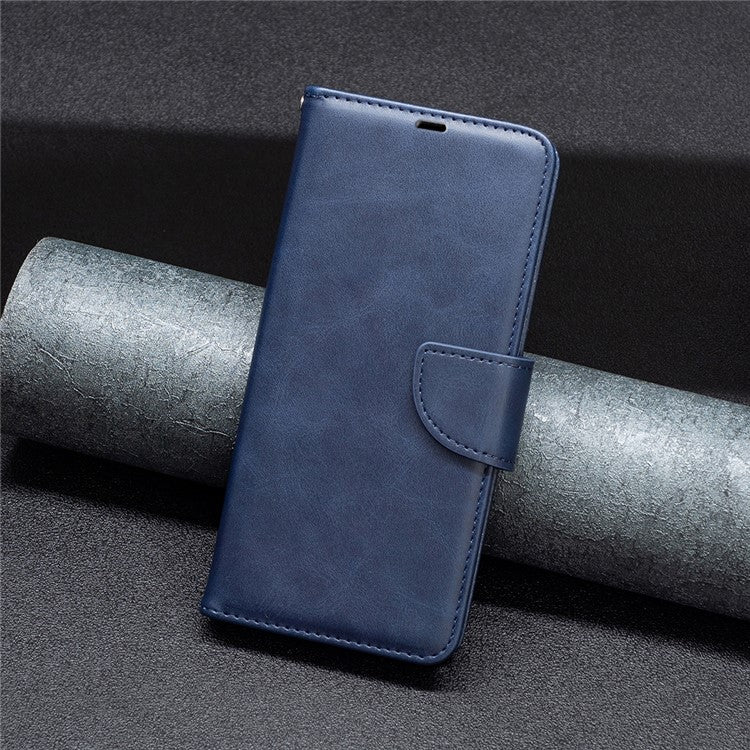 For Motorola Moto G35 5G Case Shockproof PU Leather Cover with Wallet Card Slots - Blue