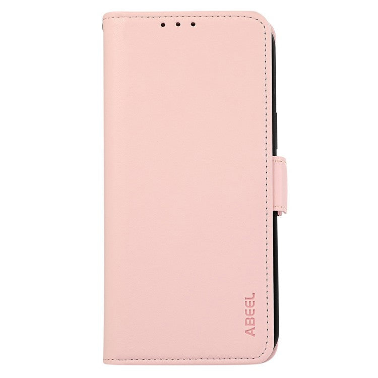 ABEEL For Motorola Moto G55 5G Case Leather Phone Cover with RFID Blocking Wallet - Pink