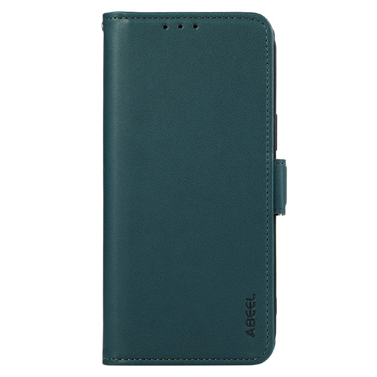 ABEEL For Motorola Moto G55 5G Case Leather Phone Cover with RFID Blocking Wallet - Green