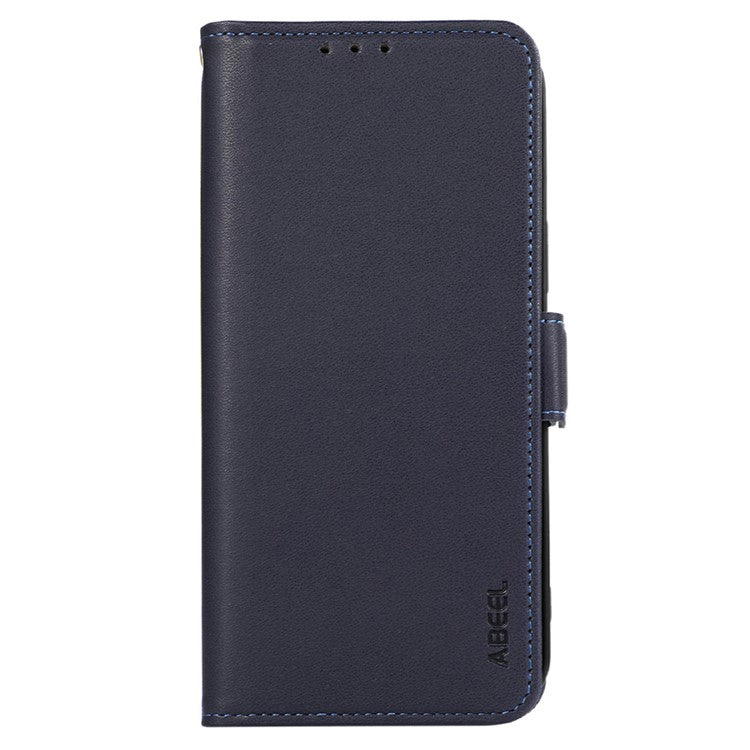ABEEL For Motorola Moto G55 5G Case Leather Phone Cover with RFID Blocking Wallet - Blue