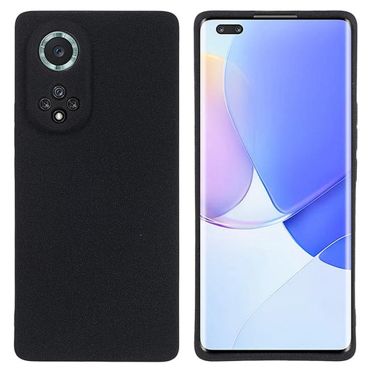 For Huawei nova 9 Pro Cell Phone Cover Double-Sided Matte Soft TPU Anti-fingerprint Anti-scratch Phone Case - Black