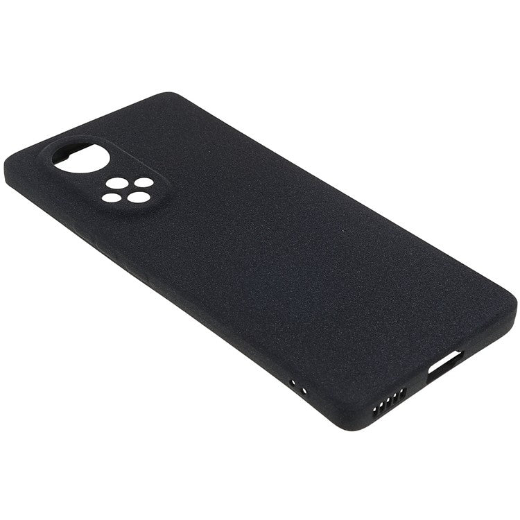 For Huawei nova 9 Pro Cell Phone Cover Double-Sided Matte Soft TPU Anti-fingerprint Anti-scratch Phone Case - Black
