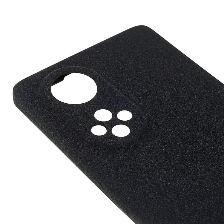 For Huawei nova 9 Pro Cell Phone Cover Double-Sided Matte Soft TPU Anti-fingerprint Anti-scratch Phone Case - Black