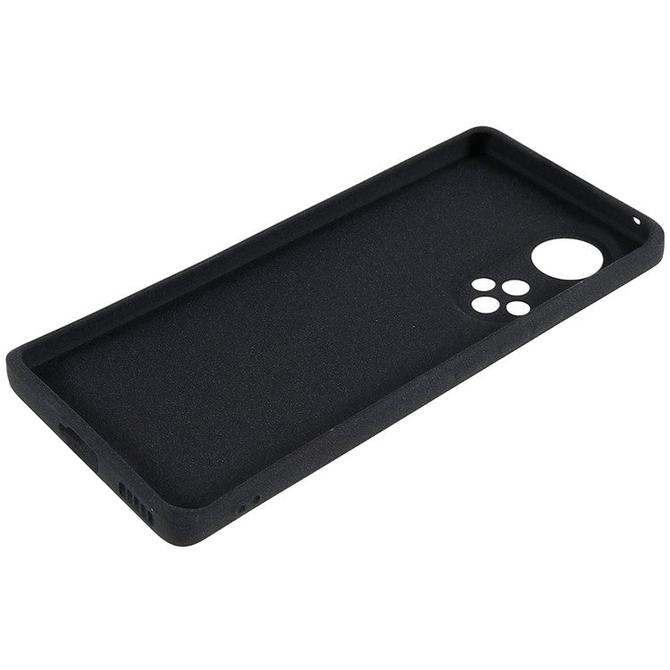 For Huawei nova 9 Pro Cell Phone Cover Double-Sided Matte Soft TPU Anti-fingerprint Anti-scratch Phone Case - Black