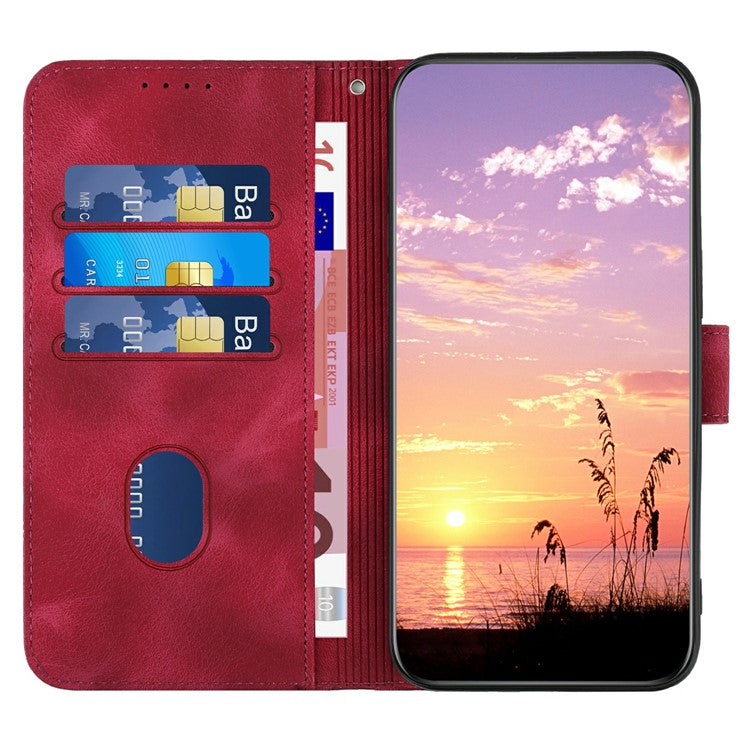 YX0060 For Motorola Moto G35 5G Case Elephant Head Pattern Leather Phone Cover - Rose