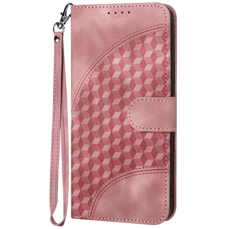 YX0060 For Motorola Moto G35 5G Case Elephant Head Pattern Leather Phone Cover - Pink