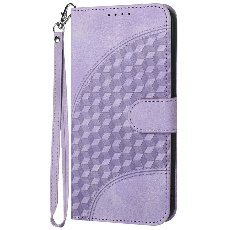 YX0060 For Motorola Moto G35 5G Case Elephant Head Pattern Leather Phone Cover - Purple