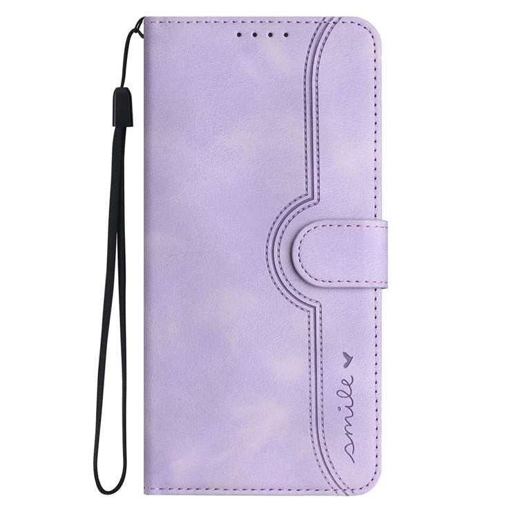 YX0030 For Motorola Moto G35 5G Case Leather Phone Cover Wallet Stand Design - Light Purple
