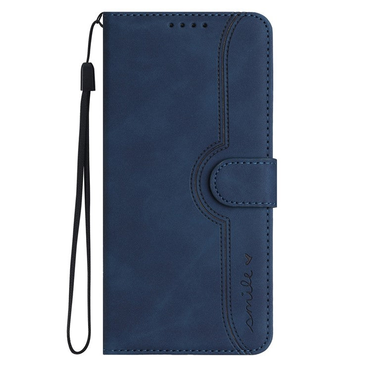 YX0030 For Motorola Moto G35 5G Case Leather Phone Cover Wallet Stand Design - Sapphire