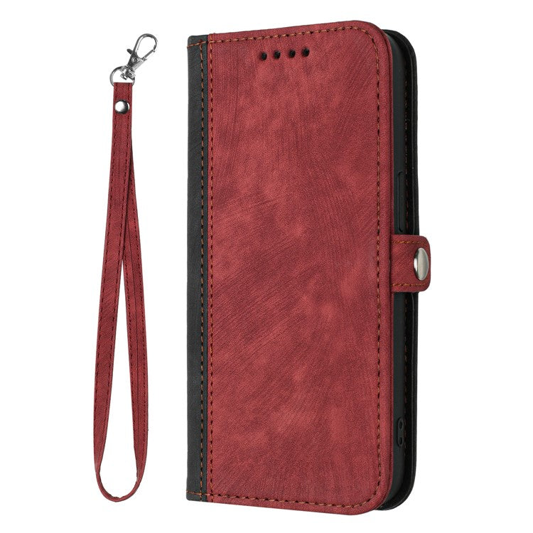 YX0020 For Motorola Moto G35 5G Case Wallet Stand Skin Touch Leather Phone Cover - Red