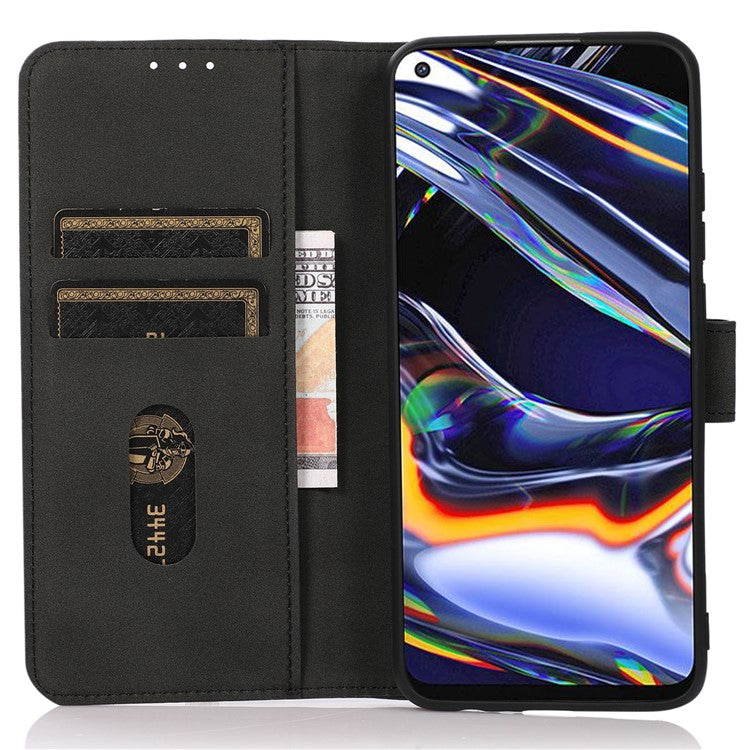 KHAZNEH For Motorola Moto G35 5G Stand Case PU Leather Wallet Phone Cover - Black