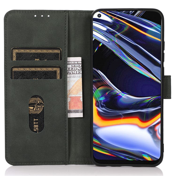 KHAZNEH For Motorola Moto G35 5G Stand Case PU Leather Wallet Phone Cover - Green