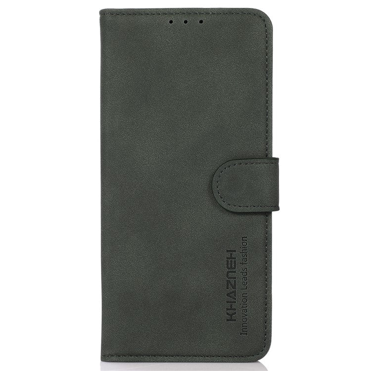 KHAZNEH For Motorola Moto G35 5G Stand Case PU Leather Wallet Phone Cover - Green