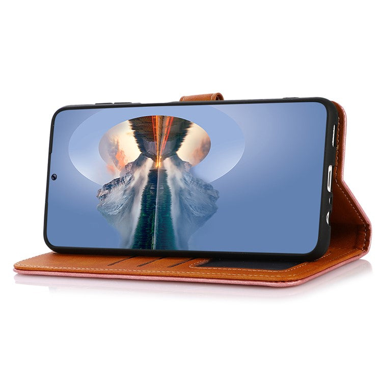 KHAZNEH For Motorola Moto G35 5G Wallet Phone Case Stand Leather Flip Cover - Brown