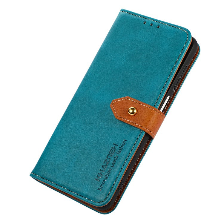 KHAZNEH For Motorola Moto G35 5G Wallet Phone Case Stand Leather Flip Cover - Blue