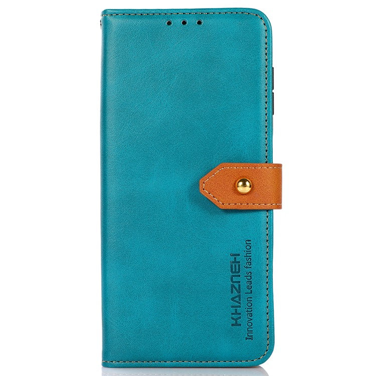 KHAZNEH For Motorola Moto G35 5G Wallet Phone Case Stand Leather Flip Cover - Blue