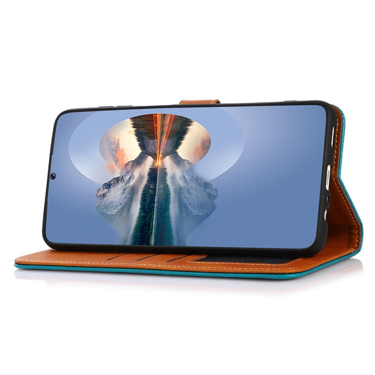 KHAZNEH For Motorola Moto G35 5G Wallet Phone Case Stand Leather Flip Cover - Black