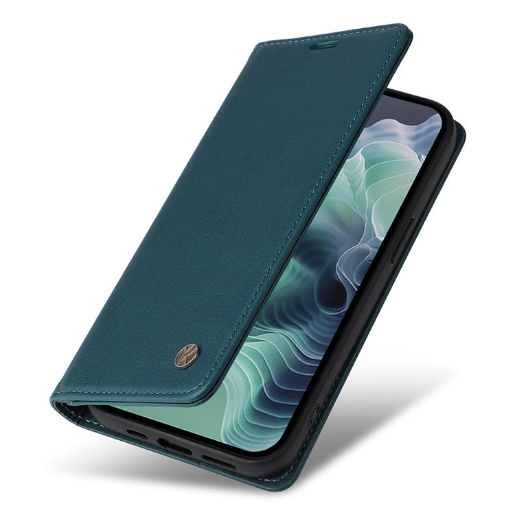 YIKATU YK-001 For Motorola Moto G35 5G Case Stand Leather Phone Cover Strong Magnetic Closure - Green