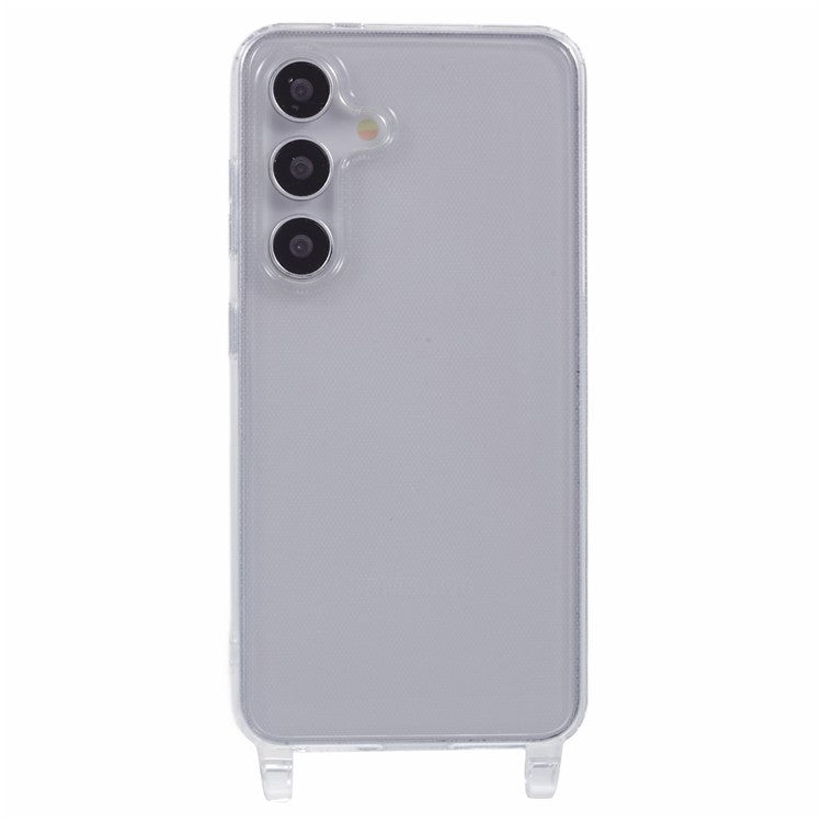 For Samsung Galaxy A25 5G (Global) (161.0 x 76.5 x 8.3mm) Case TPU 1.8mm Clear Phone Cover with Lanyard Holes