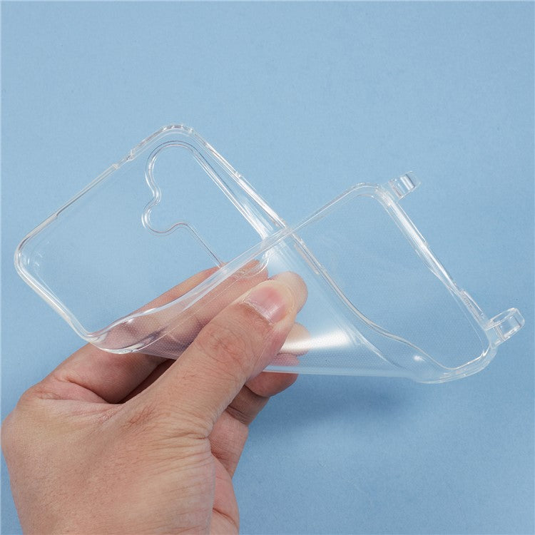 For Samsung Galaxy A25 5G (Global) (161.0 x 76.5 x 8.3mm) Case TPU 1.8mm Clear Phone Cover with Lanyard Holes
