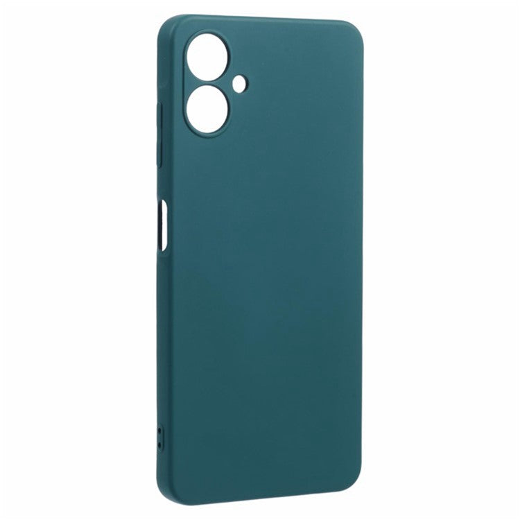 WANLONFENG RB2 Series for Samsung Galaxy A06 Case TPU Phone Cover with Screen Protector - Army Green