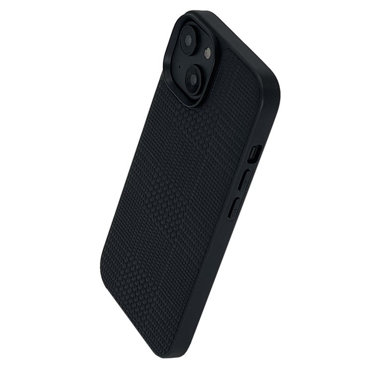 VILI TH Series Shockproof Case for iPhone 14 Anti-Drop Phone Case PU Leather Coated TPU Protective Phone Cover - Red