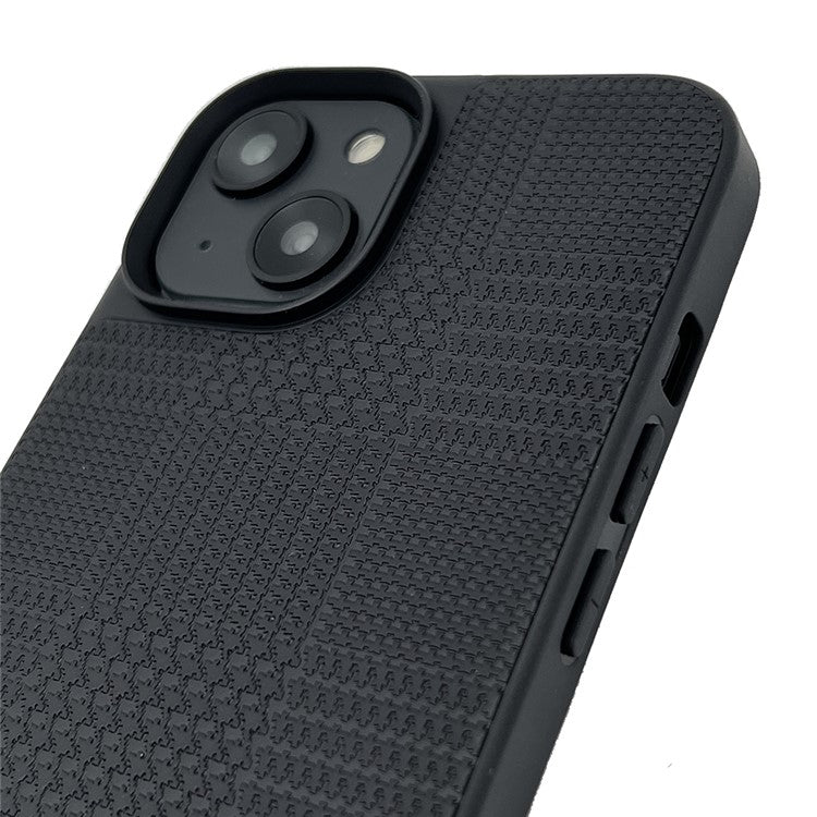 VILI TH Series Shockproof Case for iPhone 14 Anti-Drop Phone Case PU Leather Coated TPU Protective Phone Cover - Red