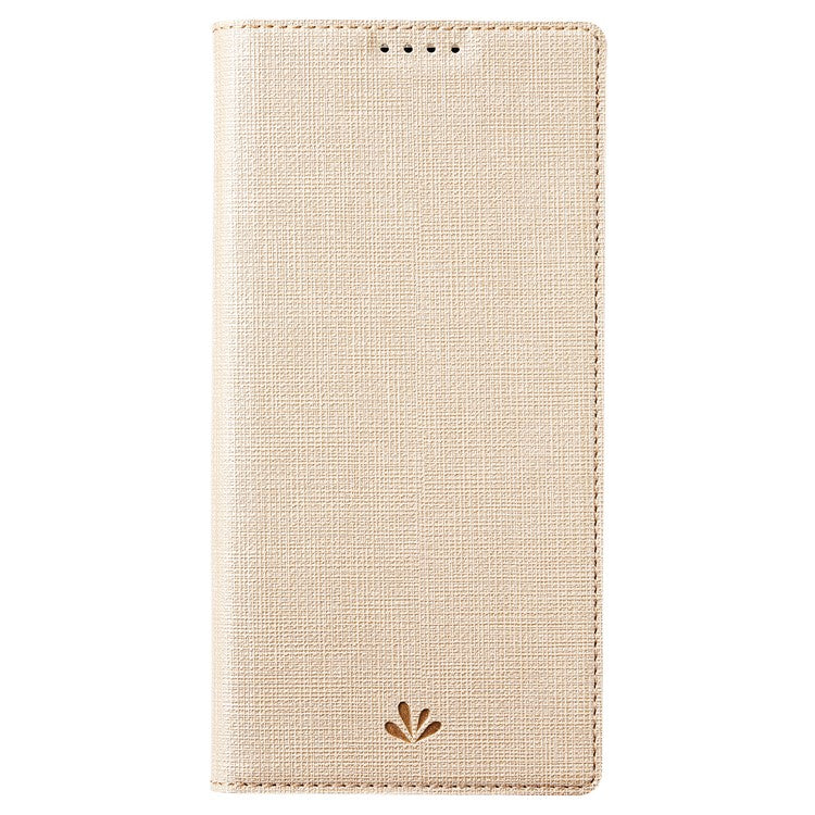 VILI DMX Series Drop-proof Phone Case for Motorola Edge (2022) 5G, PU Leather Magnetic Closure Flip Cover Stand with Card Holder - Khaki