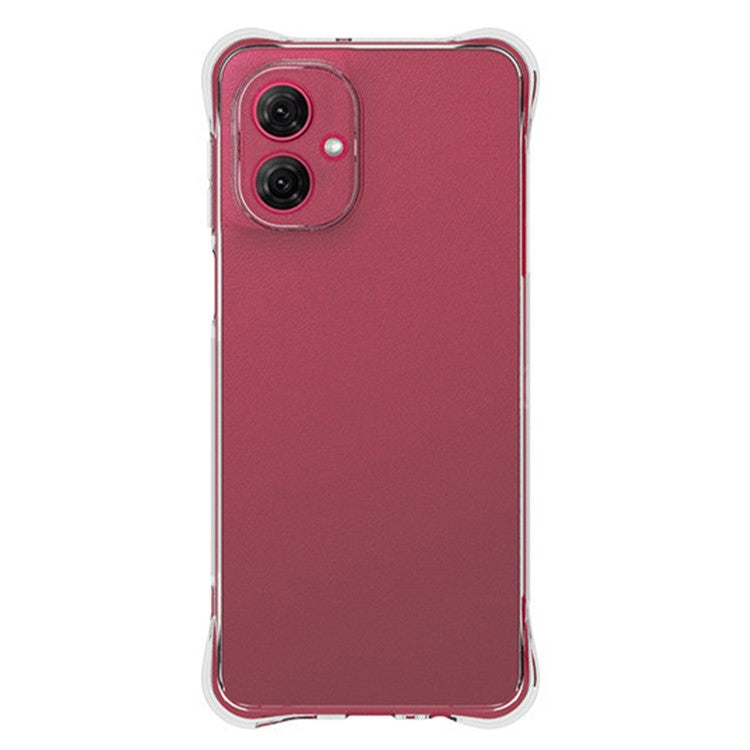 WANLONFENG WL Series for Motorola Moto G55 5G TPU Case 2.0mm Phone Cover with Tempered Glass Film