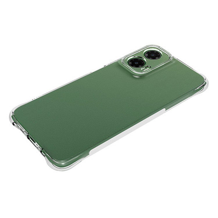 WANLONFENG WL Series for Motorola Moto G35 5G TPU Case 2.0mm Phone Cover with Tempered Glass Film