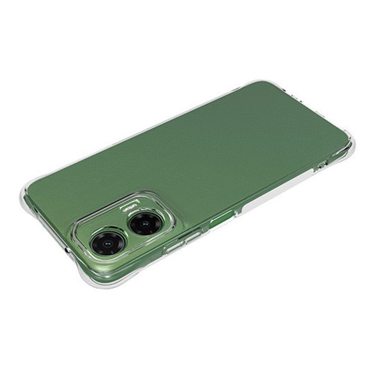 WANLONFENG WL Series for Motorola Moto G35 5G TPU Case 2.0mm Phone Cover with Tempered Glass Film