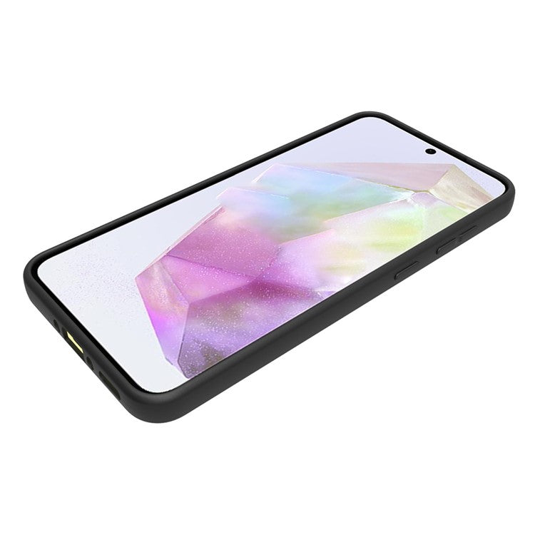 10Pcs / Pack For Samsung Galaxy A36 5G Case Anti-Fingerprint Soft TPU Protective Cover - Black