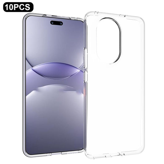 10Pcs / Pack For Huawei nova 13 Pro 5G Clear Case Watermark-Free TPU Protective Cover